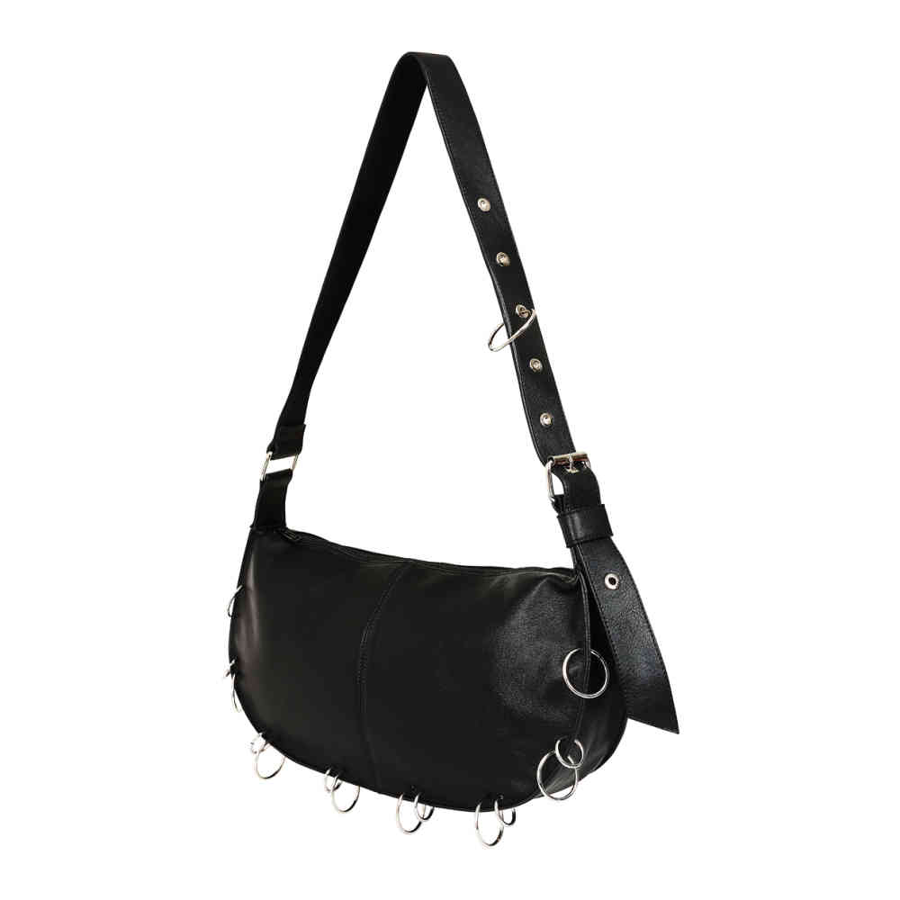 Banned - Iron Halo Hobo Sac d'épaule - Noir